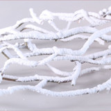 Snow Dappled Long Pliable Twig Stem - Artificial Flowers Collection