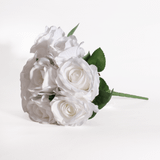 Rose Bush White (9 heads)