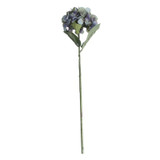 26inch Single Hydrangea Green & Purple 