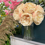 Hand Tie Glass Vase - Valencia - Clear (16.5cm)