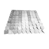 Matt Silver Sequin Wall Panel (30x30cm)