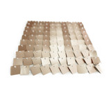 Matt Rose Gold Sequin Wall Panel (30x30cm)