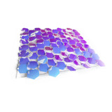 Pearlised Blue Sequin Wall Panel (30x30cm)