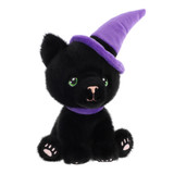 Black Cat with Witches Hat (15cm) (Assorted Designs)