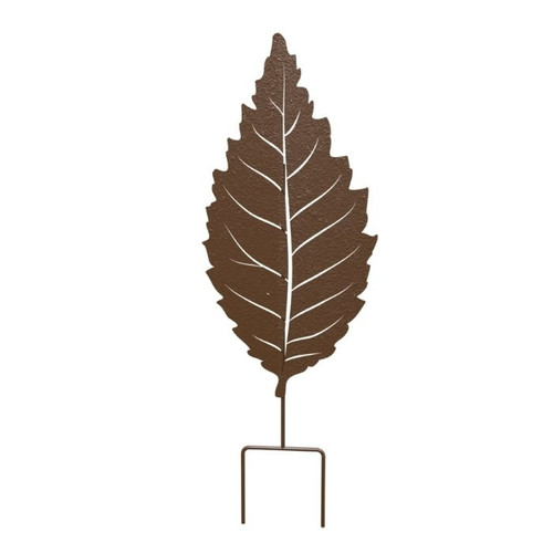 Rust Poplar Leaf Decorative Plant Support (76cm) 