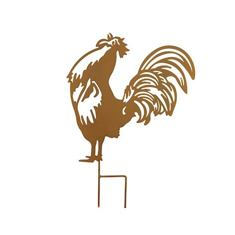 Decorative Cockerel Stake (47cm)
