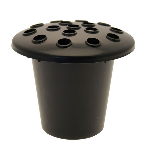 Black Grave Vase Container/Insert