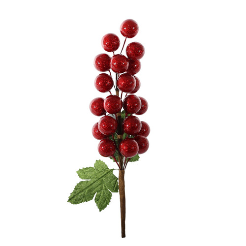 Red Shiny Grape Pick (25cm)