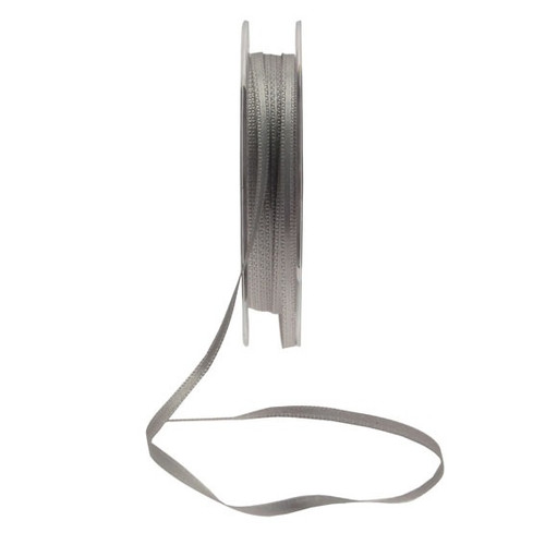 Silver Satin Ribbon 3mm 