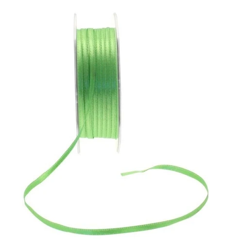 Lime Green Satin Ribbon 3mm 