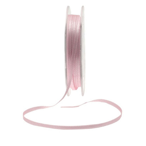 Baby Pink Satin Ribbon 3mm 