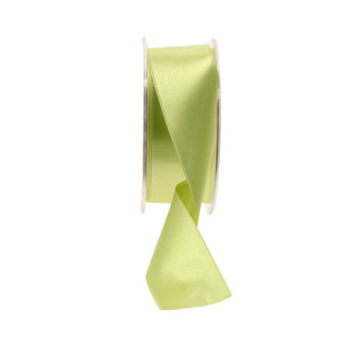 Fluorescent Yellow Satin Ribbon 35mm 