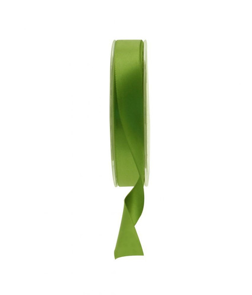 Moss Green Satin Ribbon 15mm 