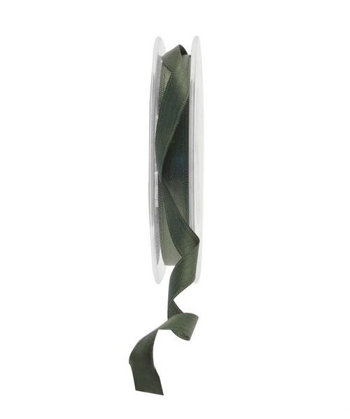 Dark Green Satin Ribbon 10mm 