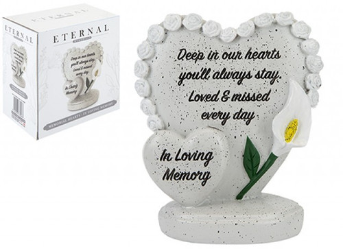 Memorial Double Heart Ornament