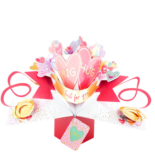 3D Pop Up Card by Second Nature - Big Hugs