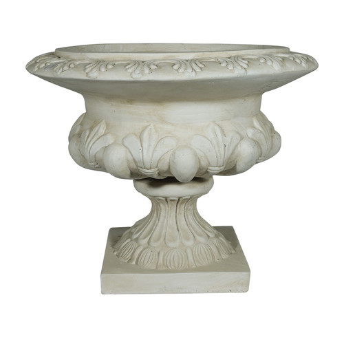 Hortus Adrienne Cream Garden Urn (47cm)