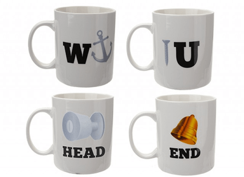 Rude Slogan Mugs (Assorted Designs)
