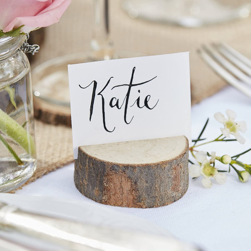 Wooden Place Card Holders