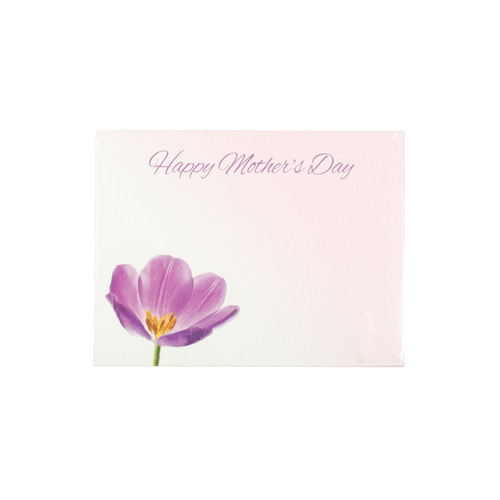 Purple Crocus Mother's Day Florist Card (Pack of 50)