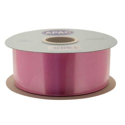 50mm Plain Poly Ribbon - Red (Burgundy)