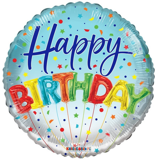 18" ECO ONE Birthday Balloon