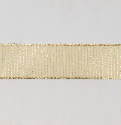 Gold Fine Stripe Ribbon (63mm x 9.1m)