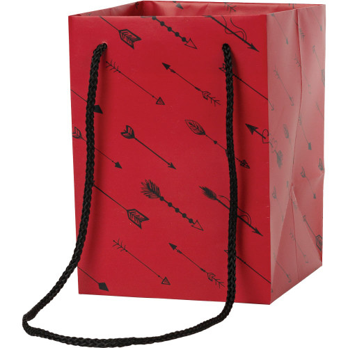 Hand Tie Gift Bag (Tall) - Cupid's Arrow