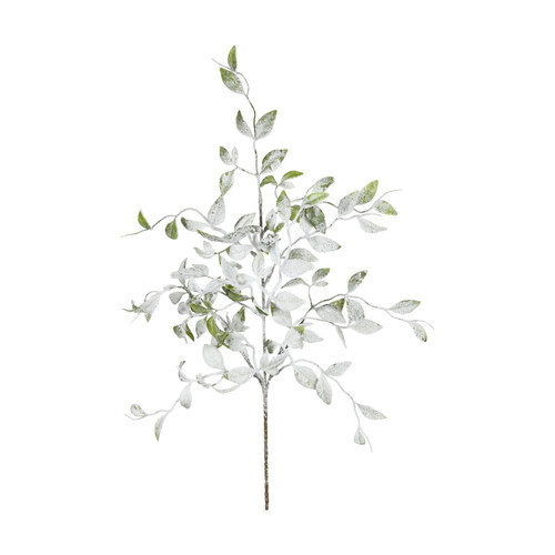 Frosted Leaf Spray Pick - 55cm