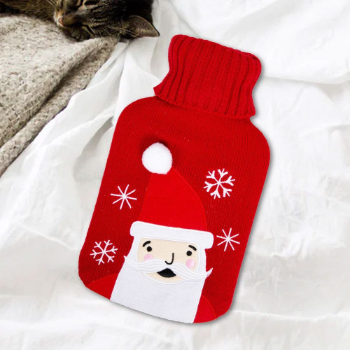 Santa Claus - Hot Water Bottle & Knitted Cover