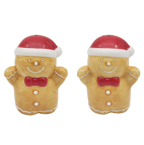 Gingerbread Man Salt & Pepper Shakers