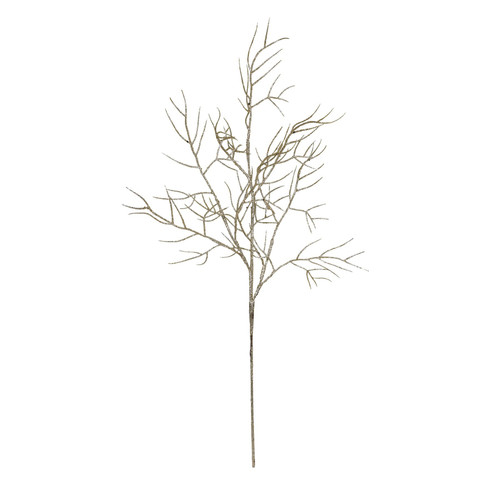 Gold Glitter Twig Stems 