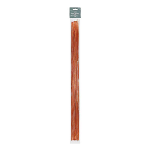 Orange Paper Covered Wire (0.9mm x 50cm)