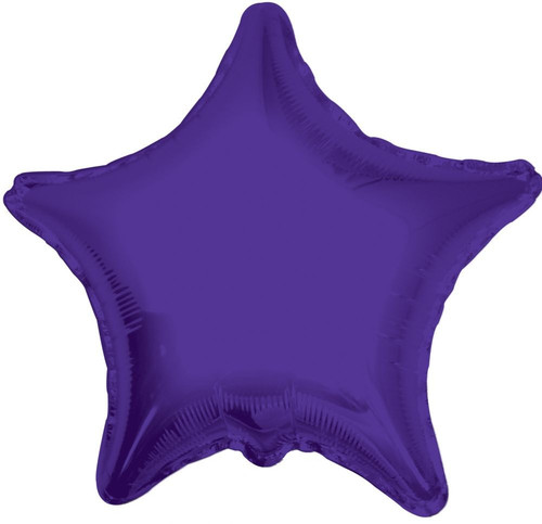 22 inch Star - Purple  Balloon