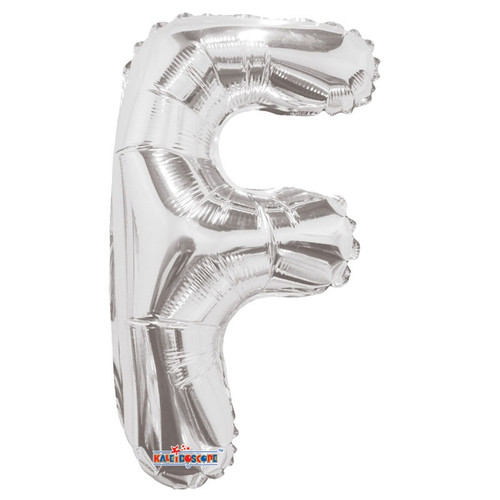 14 inch  Letter Balloon - F - Silver