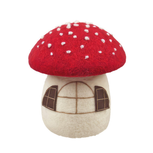 Felt Toadstool House Ornament (25cm)