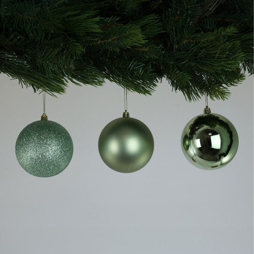 Sage Green Plastic Ball (8cm)