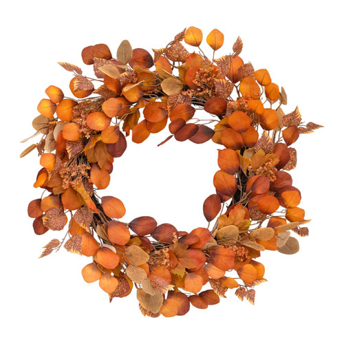 Mixed Leaf Autumn Wreath (60cm)