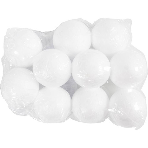 White Polystyrene Balls 3cm (10pk)