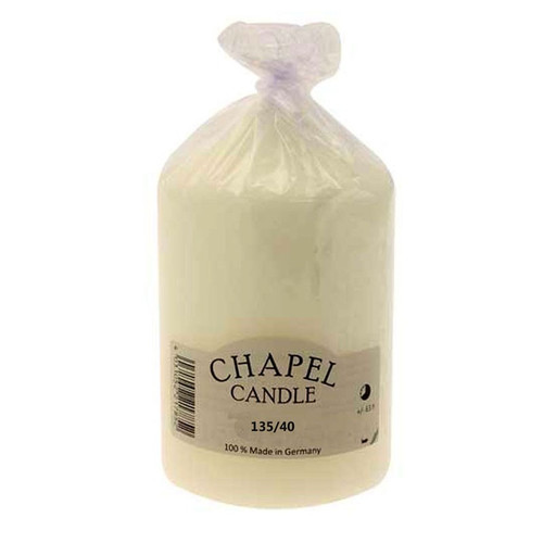 Chapel Candle - Cream (13.5cm x 4cm)