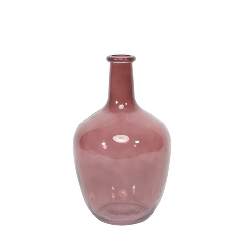 Segovia Glass Bottle - Dusky Pink (25.5cm)