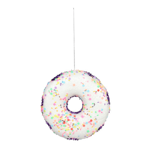 Hanging Decoration - Candlyland Iced Donut in Pastels (Large 16cm)