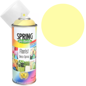 Yellow Light Florist Deco Spray Paint (400ml)