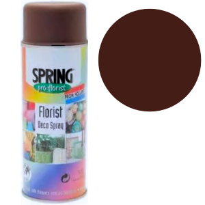 Florist Deco Spray Paint - Euro-Aerosols Brown Dark (400ml)