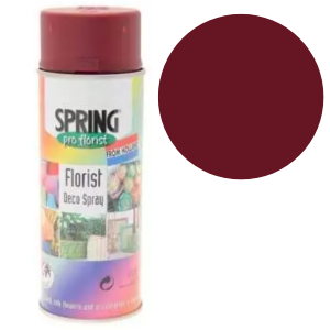 Florist Deco Spray Paint - Euro-Aerosols Red Burgundy (400ml)