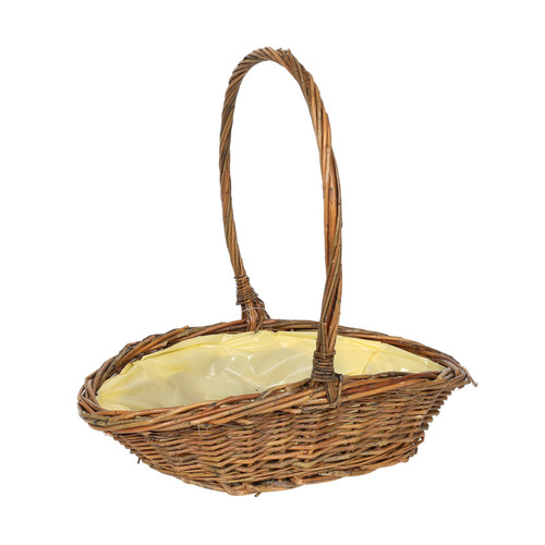 Unpeeled Country Basket with Handle