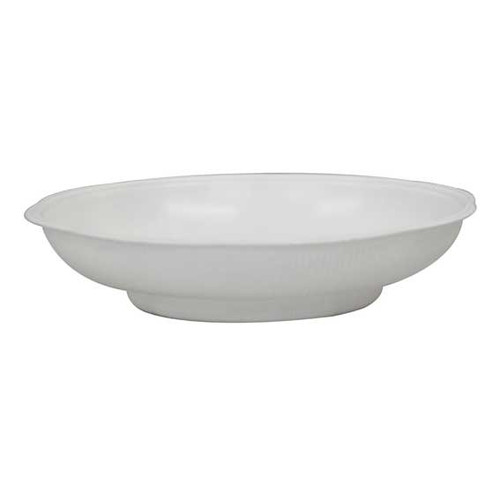 White Plastic Floral Bowl White 13.5cm Pack of 25