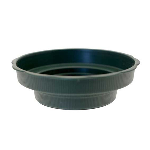 Junior Green Plastic Saucer Dish 11.5cm