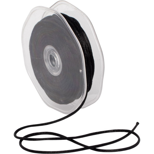 2mm Satin Cord - Black