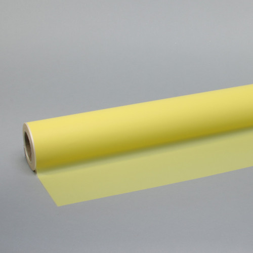 Cello Wrap (Frosted) - Plain Yellow (Lemon) 80m